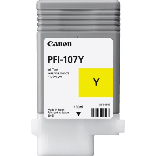 Przejdź do produktu Atrament Canon Yellow PFI107, 130 ml