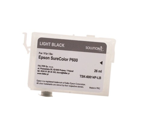 Go to product Empty refillable cartridge for Epson Stylus Photo SC-P600 light black (26ml)
