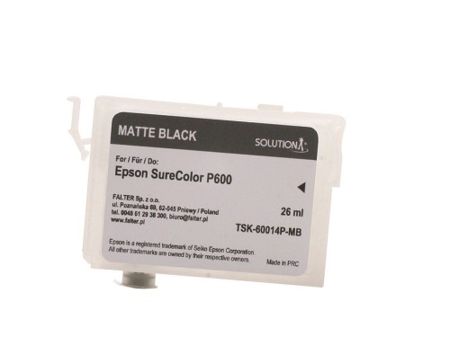 Go to product Empty refillable cartridge for Epson Stylus Photo SC-P600 matte black (26ml)