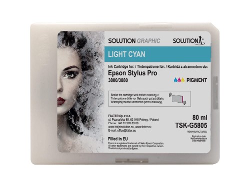 Go to product Solution Graphic ink for Epson 3800/3880 (80 ml) light cyan