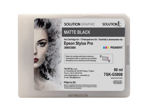 Go to product Solution Graphic ink for Epson 3800/3880 (80 ml) matte black