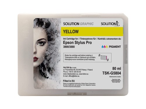 Go to product Solution Graphic ink for Epson 3800/3880 (80 ml) yellow