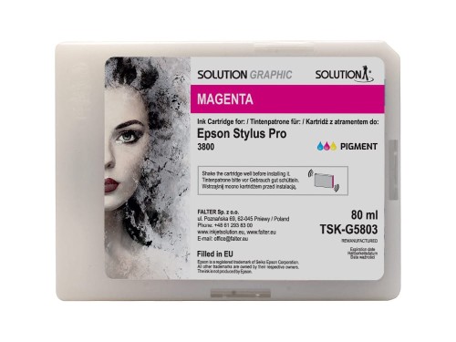 Go to product Solution Graphic ink for Epson 3800 (80 ml) magenta