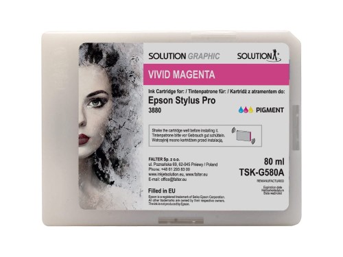 Go to product Solution Graphic ink for Epson 3880 (80 ml) vivid magenta
