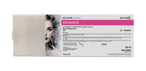 Przejdź do produktu Atrament Solution Graphic do drukarki Epson 4880 (220 ml) vivid magenta (T6063)