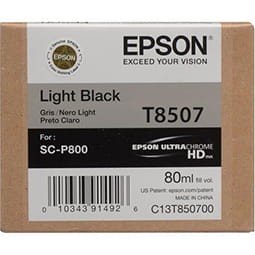 Przejdź do produktu Atrament Epson do Epson SC-P800 light black 80 ml (T8507)
