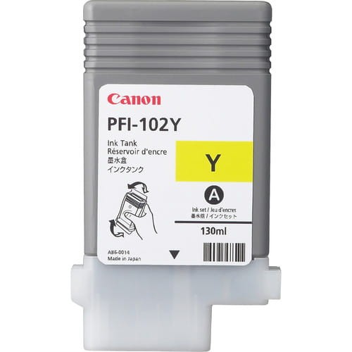Przejdź do produktu Atrament Canon yellow PFI102 (130 ml)