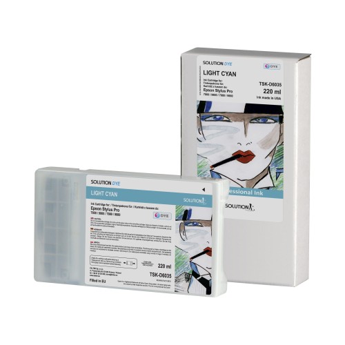 Go to product Solution Dye ink for Epson 7800/7880/9800/9880 light cyan 220 ml