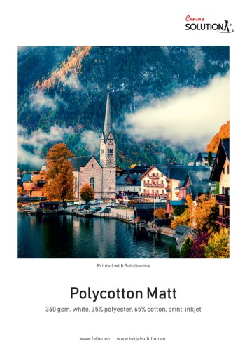 Go to product Solution Canvas Polycotton Matt (360 gsm) White