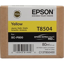 Przejdź do produktu Atrament Epson do Epson SC-P800 yellow 80 ml (T8504)