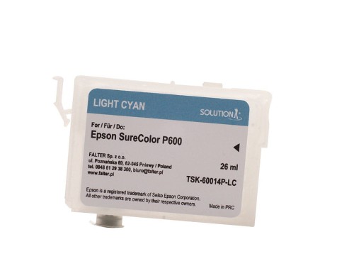 Go to product Empty refillable cartridge for Epson Stylus Photo SC-P600 light cyan (26ml)