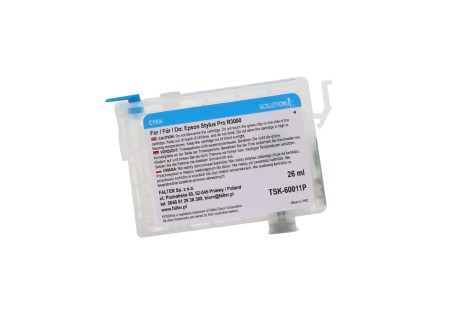 Refillable cartridge R3000 Cyan